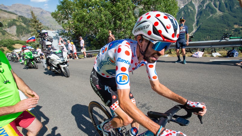 Valentin Paret Peintre avec le maillot a pois sur le Tour de France 2026 2324903