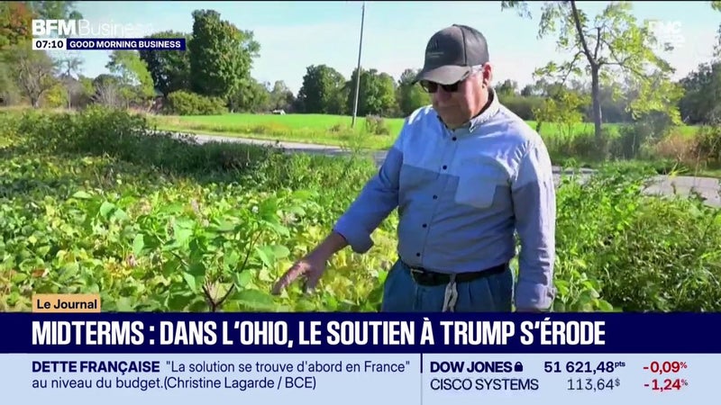 Midterms : dans l'Ohio, le soutien à Trump s'érode