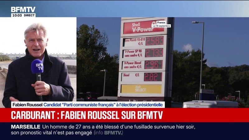"Nous appelons les Français à se mobiliser", lance Fabien Roussel, candidat PCF à la présidentielle