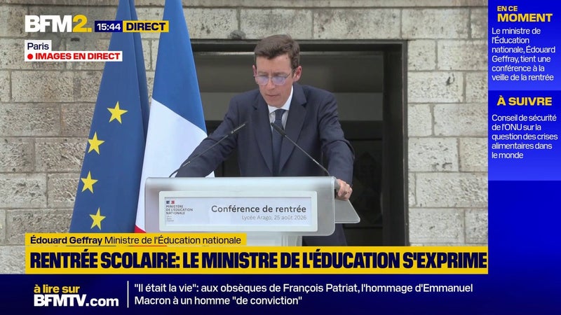 Cyberattaques: l'Éducation nationale mène "un audit complet", selon le ministre Édouard Geffray