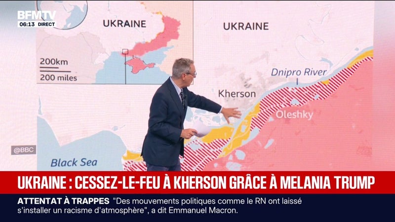 L'ÉDITO INTERNATIONAL - En Ukraine, le cessez-le-feu obtenu par Melania Trump s'étend à la région de Kherson