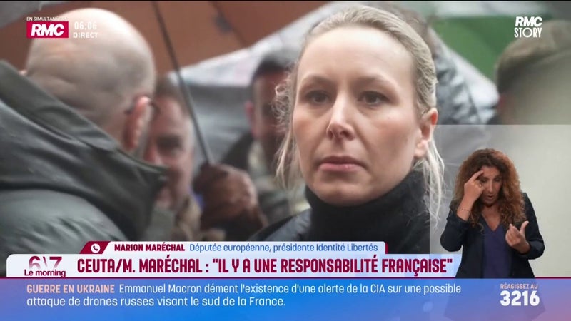 Ceuta / Marion Maréchal : "il y a une responsabilité française"