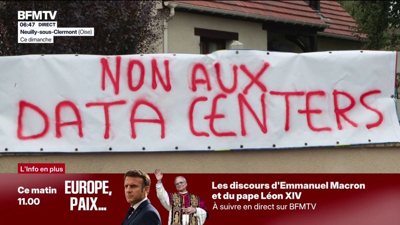 "On tombe sur la tête": un projet de data center au cœur d'une commune de l'Oise divise ses habitants