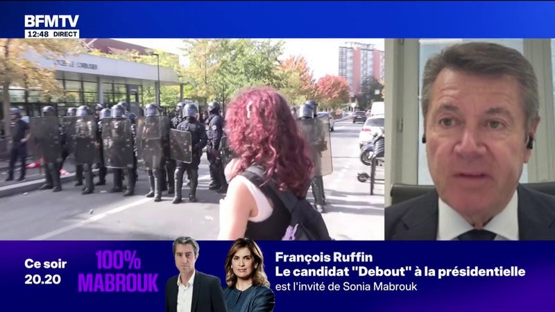 Colère lycéenne: "Il y a à sanctionner les casseurs, mais aussi ceux qui sont à l'origine de cette incitation", réclame Christian Estrosi, président par intérim de la Région Sud