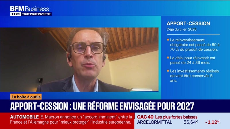 La boîte à outils : Frédéric Subra - Apport-cession, une réforme envisagée pour 2027 - 12/10
