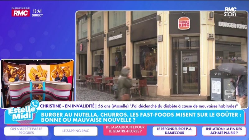 Les fast-foods misent sur le goûter : "Le sucre est une drogue et on devrait sensibiliser les gens", martèle Christine