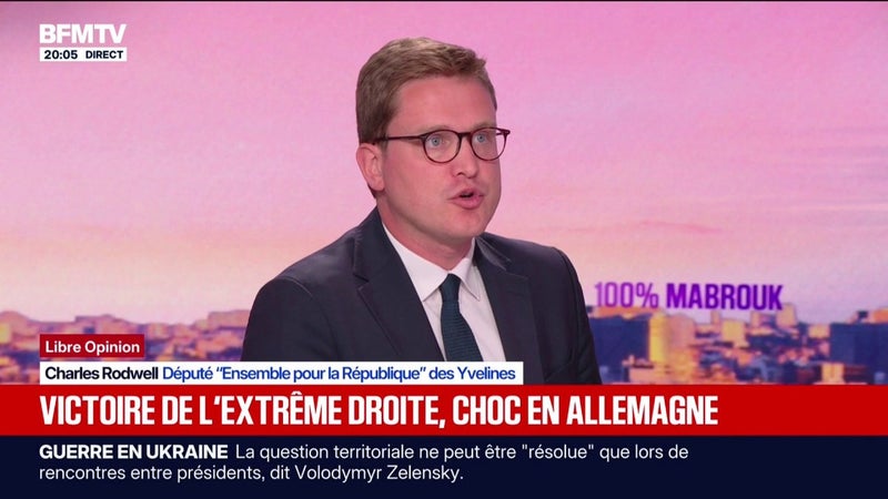 Percée historique de l'extrême droite en Allemagne: "Le score de ce soir me terrifie", déclare Charles Rodwell, député EPR