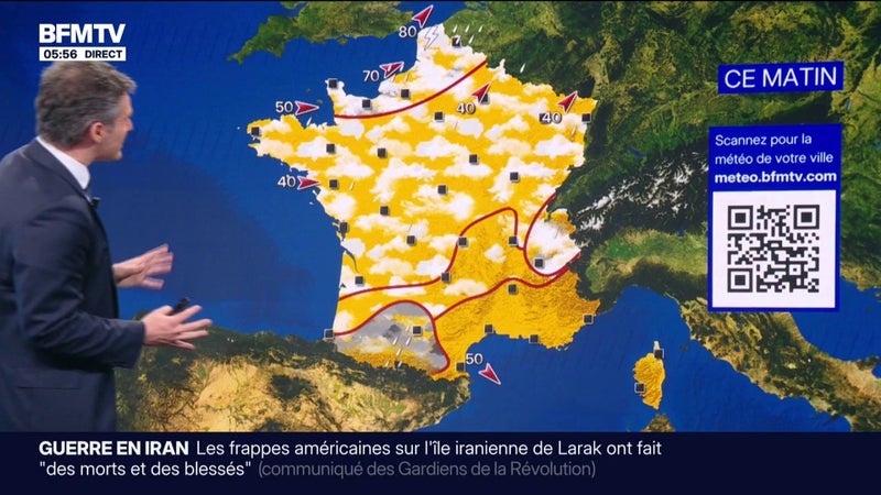 Un ciel gris, des rafales de vent, des températures fraîches dans la matinée... La météo de ce lundi 31 août