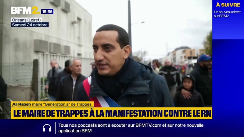 Ali Rabbeh, maire de Trappes parle d'une "libération complète du racisme" en France