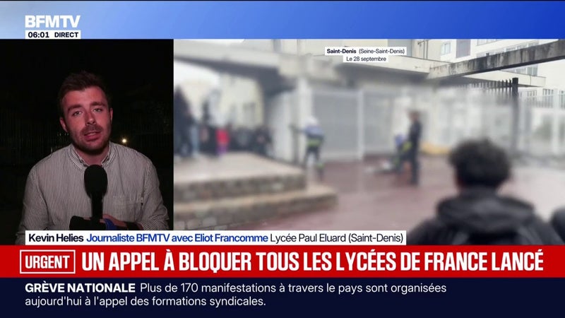 Blocages dans des lycées: un appel à bloquer tous les lycées de France lancé