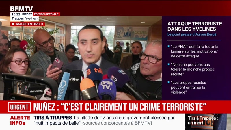 Tirs mortels à Trappes: "C'est un attentat à connotation raciste", affirme le maire de la ville