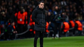 Xavi Hernandez, le mercredi 10 avril 2024, en quart de finale de la Ligue des champions, au Parc des Princes.