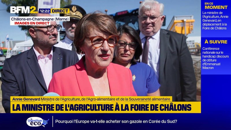 "Chacun est dans son rôle, moi, c'est de trouver des solutions": Annie Genevard répond aux syndicats agricoles