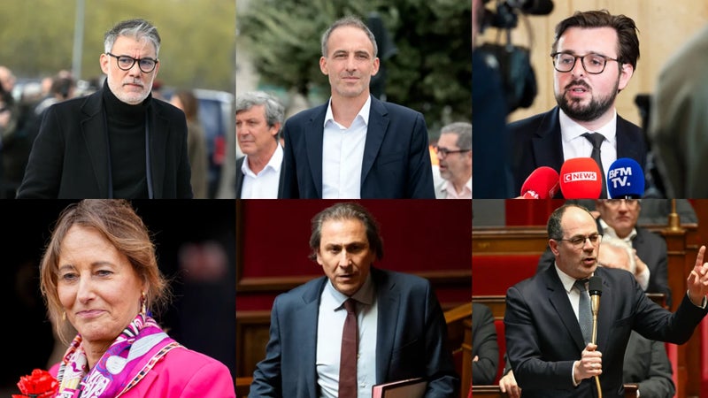 Quels candidats pour la primaire de la gauche? Olivier Faure, Jérôme Guedj, Ségolène Royal et Philippe Brun affirment avoir les parrainages nécessaires