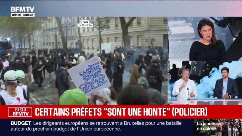 Mobilisation du 17 octobre: Fabien Vanhemelryck, secrétaire général d’Alliance police nationale, “prévoit le pire”