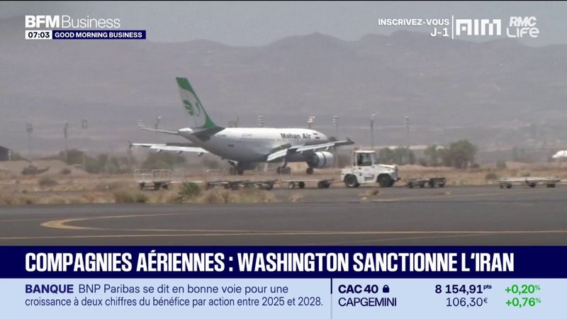 Compagnies aériennes : Washington sanctionne l'Iran