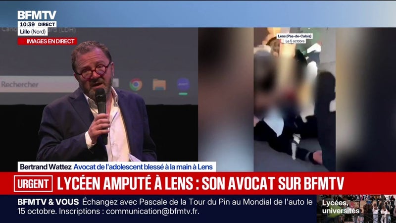 Lycéen amputé à Lens: "Un état de santé très compliqué", s'inquiète l'avocat de l'adolescent