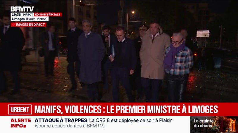 Violences du 17 octobre: Sébastien Lecornu en déplacement à Limoges