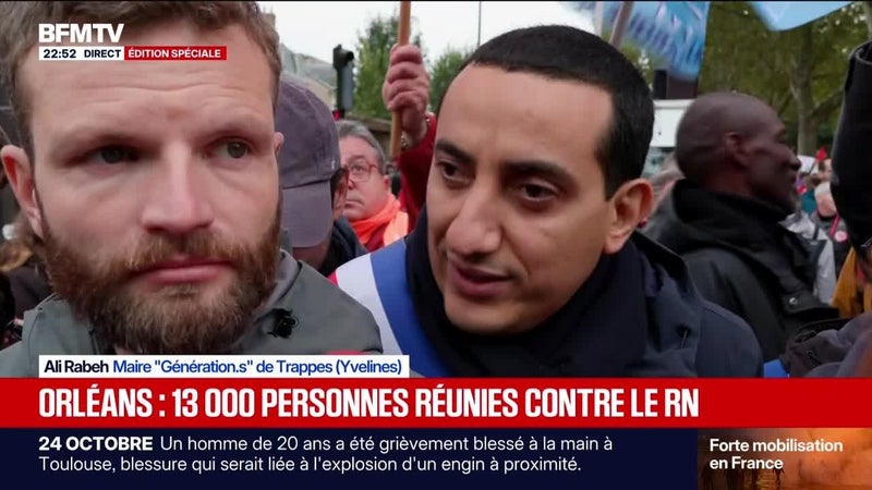 Orléans : 13 000 personnes réunies contre le RN - 24/10