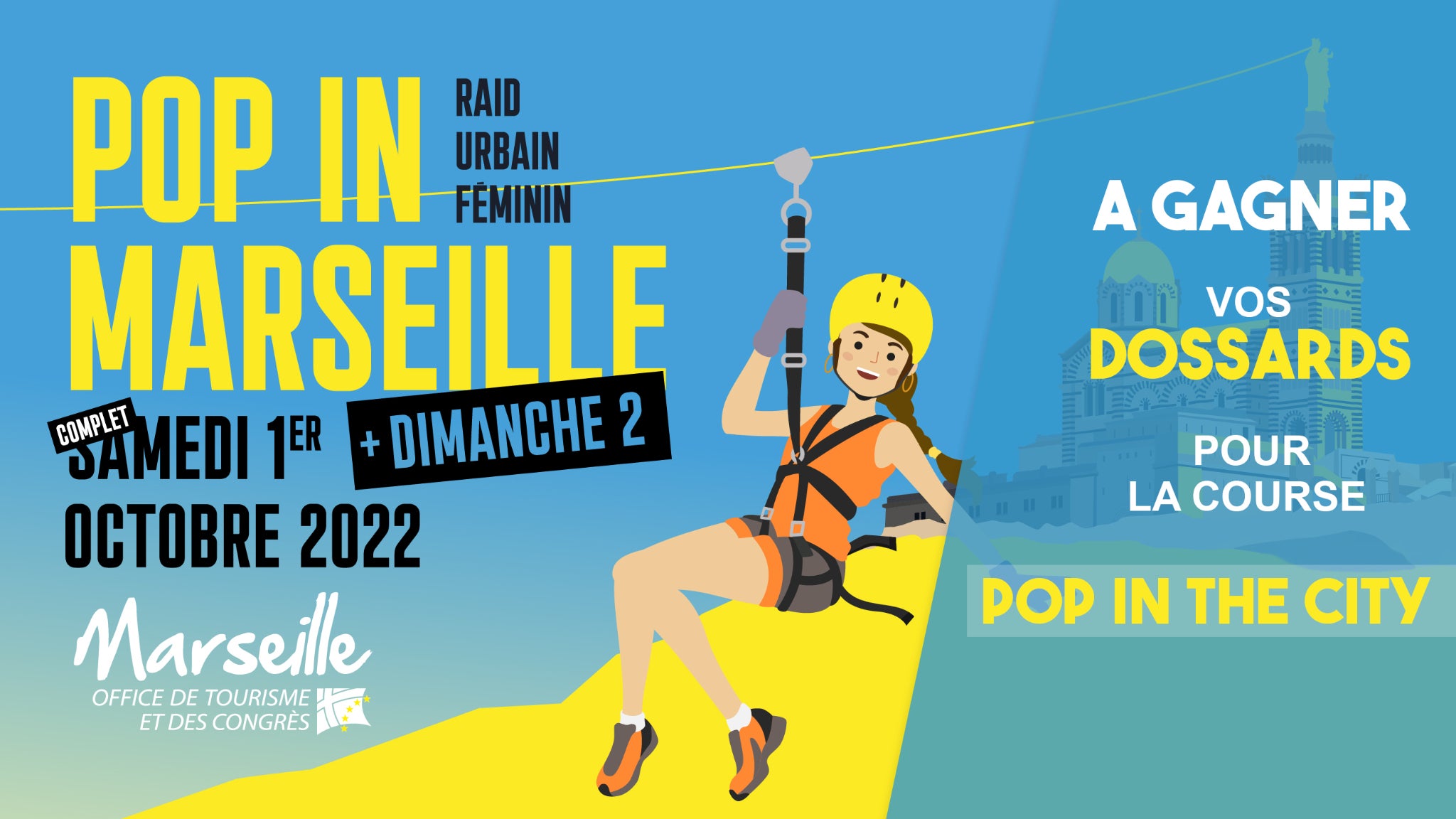 A gagner : vos dossards pour la course inédite Pop In The City