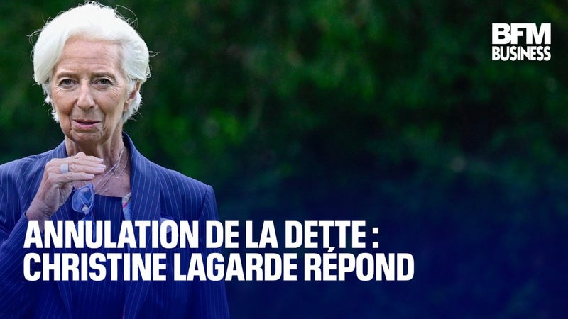 Annulation de la dette : Christine Lagarde répond