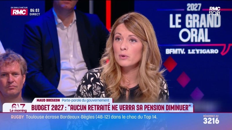 Budget 2027 : "Aucun retraité ne verra sa pension diminuer"