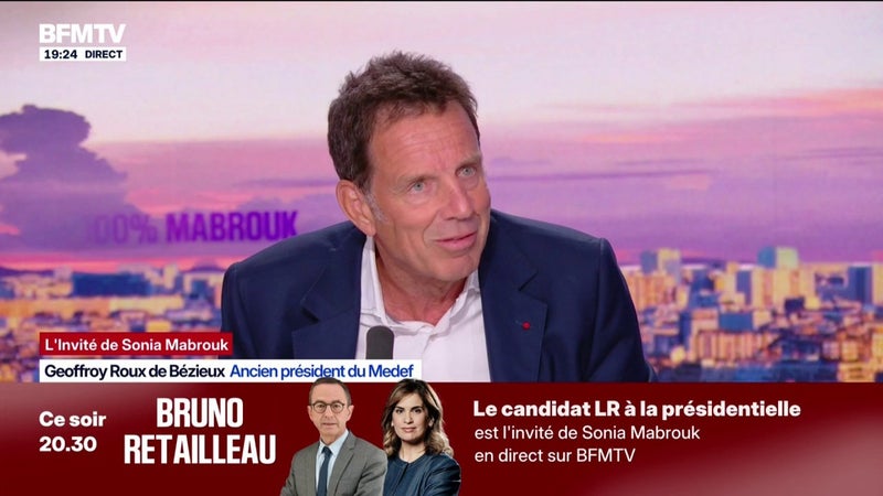 Pour Geoffroy Roux de Bézieux, ancien président du Medef; "la France n'est pas foutue"