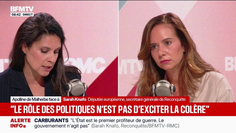 Beaucoup de gens instrumentalisent l'antisémistime, je me sens particulièrement touchée par cela, explique Sarah Knafo, députée européenne Reconquête