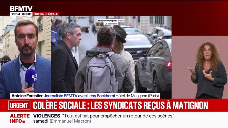 Les syndicats reçus à Matignon avant les nouvelles manifestations prévues ce week-end