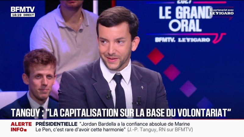 Retraites: "Il faut la capitalisation sur la base du volontariat", explique Jean-Philippe Tanguy, député Rassemblement national