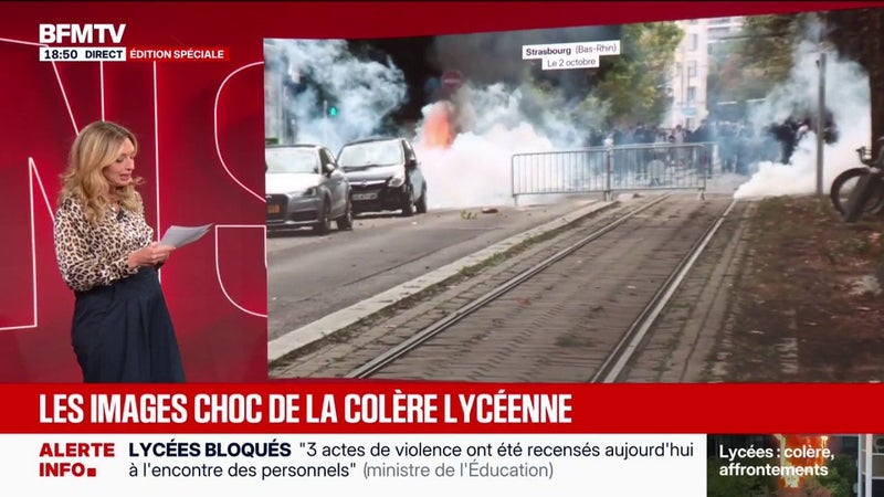 LES ÉCLAIREURS - Les images choc de la colère lycéenne