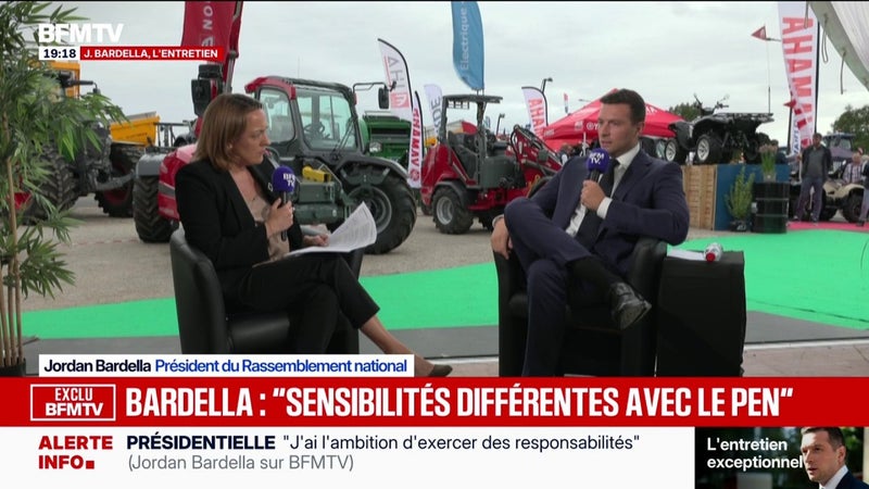 Départ de François Durvye de la campagne de Marine Le Pen: "C'est une décision qui lui est propre", assure Jordan Bardella