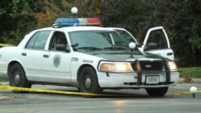 Une voiture de police américaine