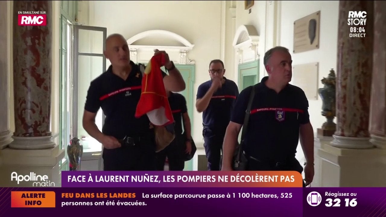 Face à Laurent Nunez, les pompiers ne décolèrent pas