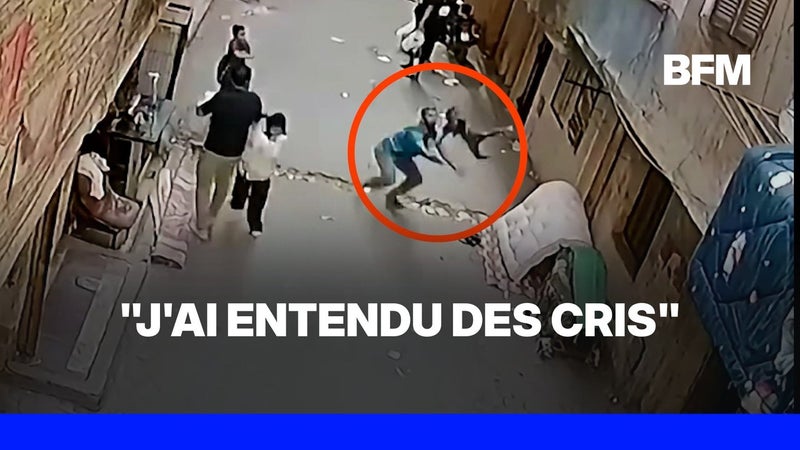Un homme sauve un enfant tombant d'un balcon en Égypte