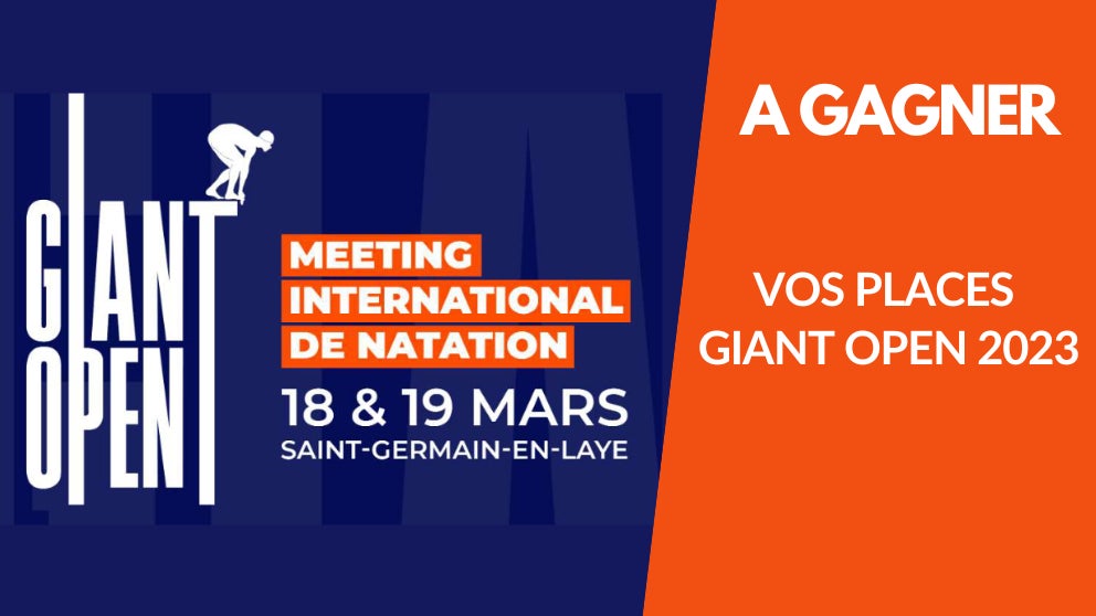 A gagner : vos places pour le Giant Open de Natation