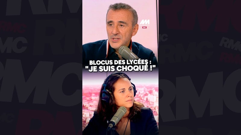 Blocus des lycées: "Je suis choqué", lance Élie Semoun