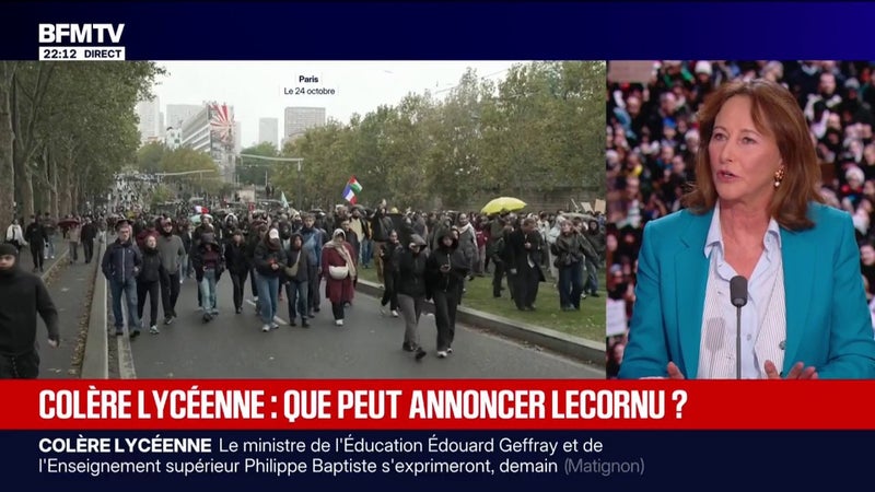 Mobilisation sociale: "Tous ceux qui nous gouvernent ne sont jamais confrontés à la carte bleue qui se vide", lance Ségolène Royal, ancienne ministre
