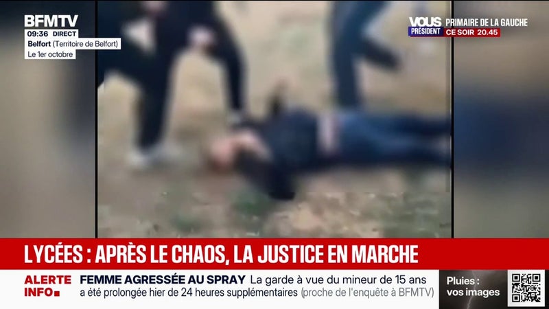 Colère lycéenne: la justice en marche après les dégradations et les violences