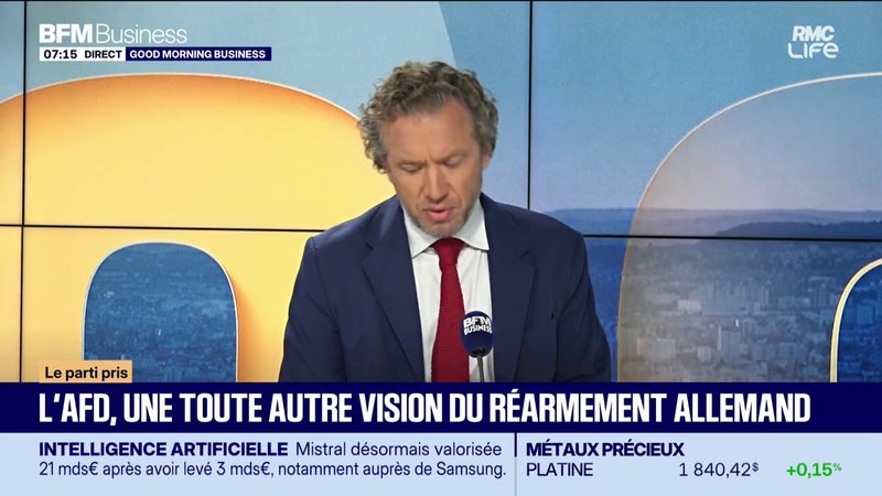 Le Monde qui bouge : le parti pris : L'AfD, une toute autre vision du réarmement allemand - 08/09