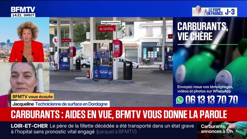 BFMTV VOUS ÉCOUTE - Vie chère: "Je saute des repas pour nourrir mon fils", confie Jacqueline, technicienne de surface en Dordogne