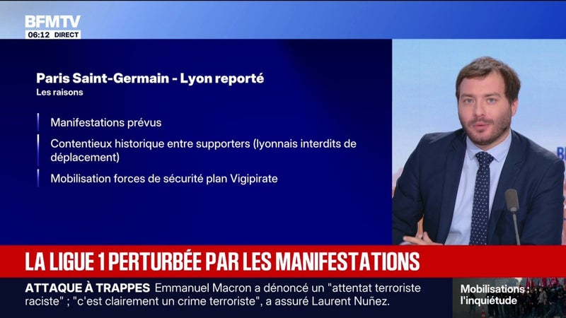24 octobre: des rencontres sportives décalées en raison des manifestations