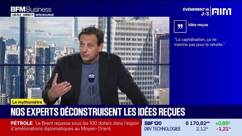 Mythomètre : "La capitalisation, ça ne marche pas pour les retraites !" FAUX répond Matthias Baccino - 21/09