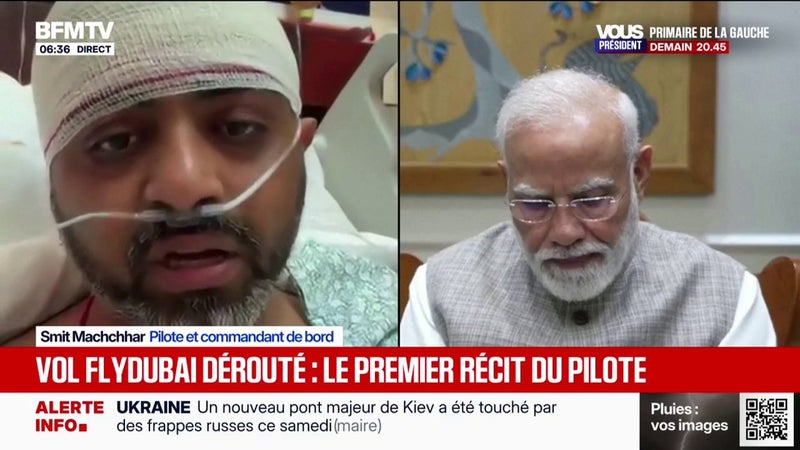 Vol FlyDubai détourné: le récit du pilote poignardé en plein vol par son co-pilote