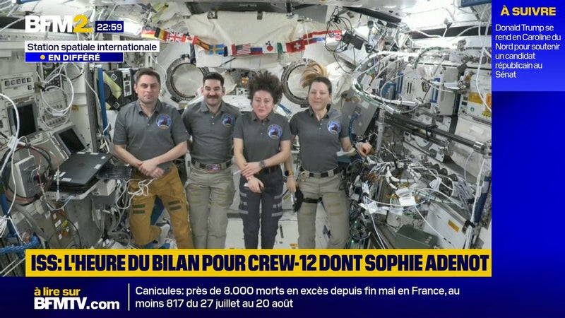 "Une expérience énorme": l'astronaute française Sophie Adenot revient sur ses sorties dans l'espace