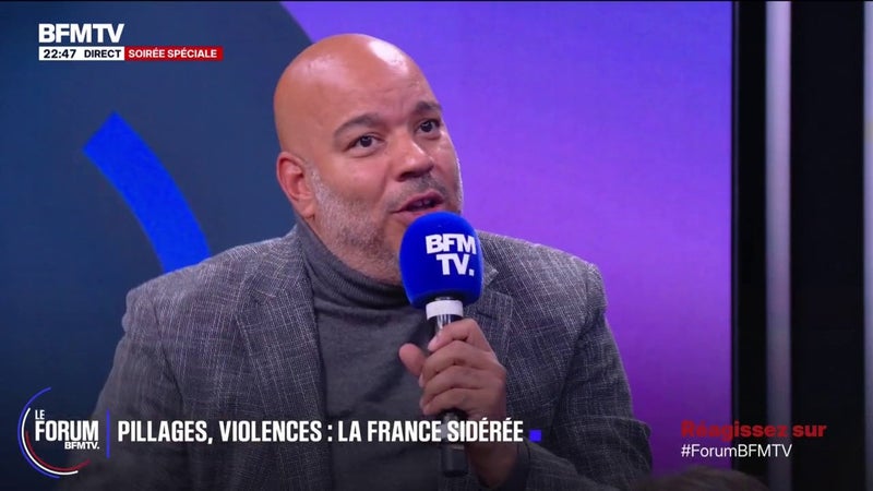 FORUM BFMTV - Violences le week-end du 17 octobre: pour Reda Didi, éducateur, "le dimensionnement du maintien de l'ordre peut être interrogé"