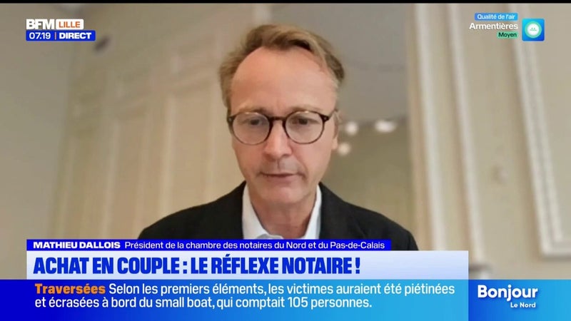 BFM Nord et Vous: avant d'acheter en couple, il est important de voir un notaire