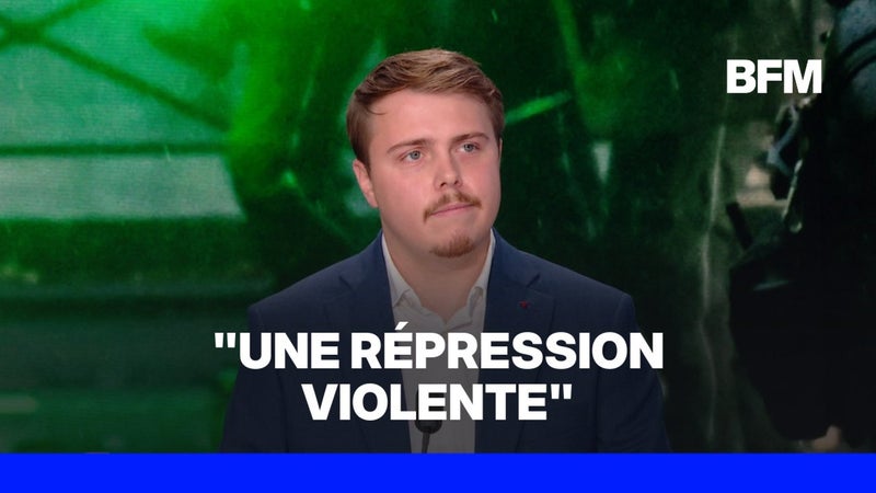 Louis Boyard, député LFI du Val-de-Marne, dénonce "une répression violente" contre les lycéens