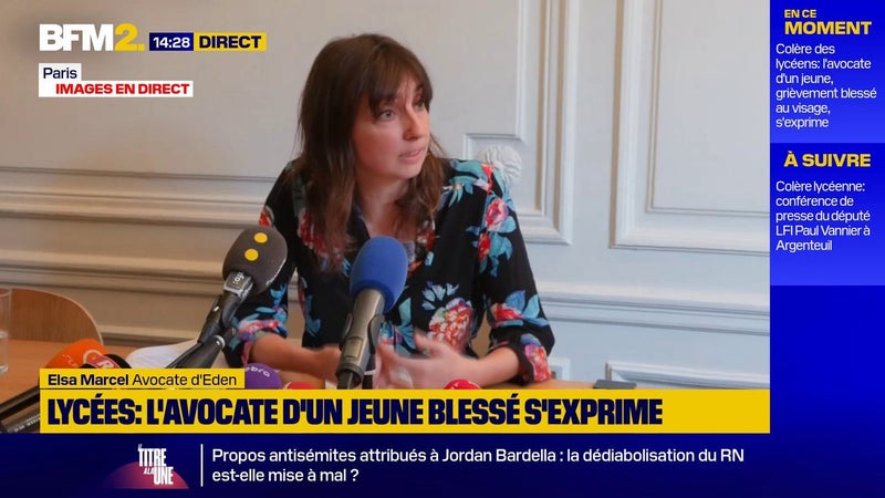 Jeune grièvement blessé dans le Val-d'Oise: l'avocate d'Eden "conteste l'idée" qu'il aurait été "l'auteur de violence"