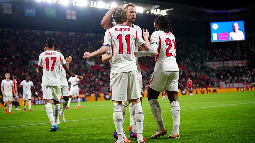 England beat Croatia 7-0 in historic Nations League victory